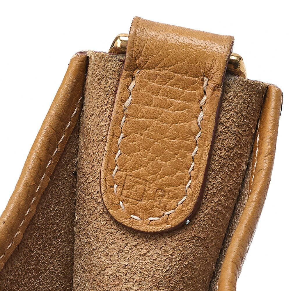 HERMES Evelyn GM Shoulder Bag Ardennes Gold Gold-Tone Hardware, Pre-Owned