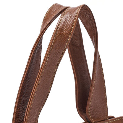 CHANEL Matelasse Tote Bag Cocomark Caviar Skin Brown Vintage Silver-Tone Hardware, Pre-Owned