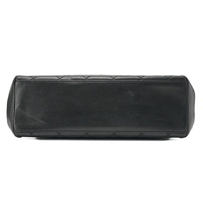 CHANEL Tote Bag Matelasse Lambskin Tortoiseshell Black Gold-Tone Hardware, Pre-Owned