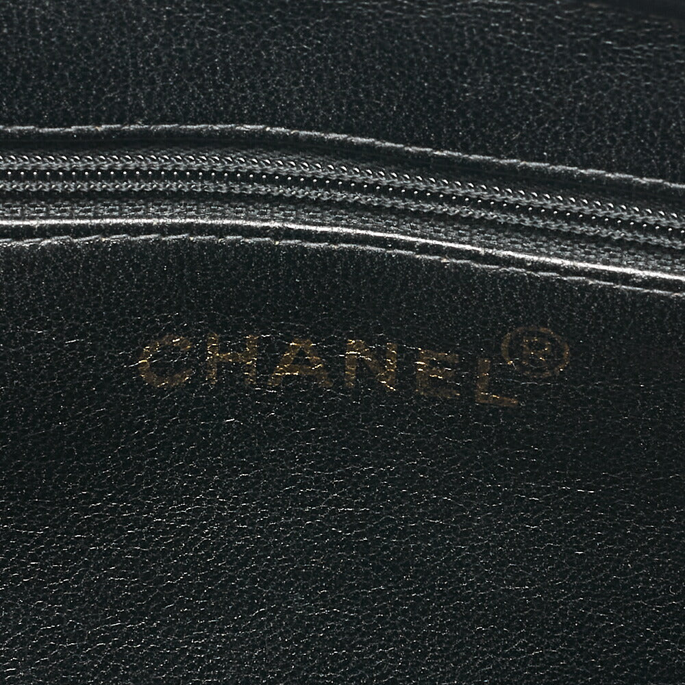 CHANEL Tote Bag Matelasse Lambskin Tortoiseshell Black Gold-Tone Hardware, Pre-Owned