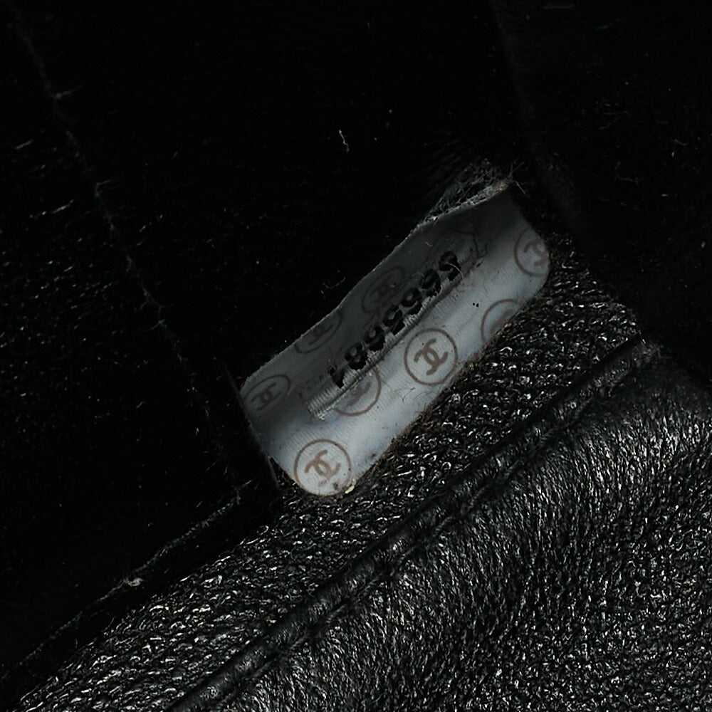 CHANEL Tote Bag Matelasse Lambskin Tortoiseshell Black Gold-Tone Hardware, Pre-Owned