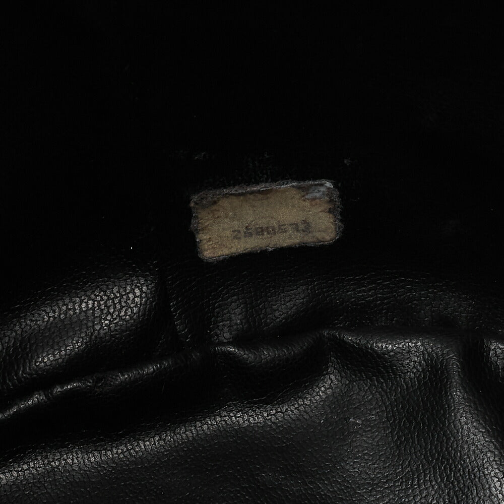 CHANEL Chain Shoulder Bag Triple Coco Caviar Skin Ball Charm Drawstring Black Gold-Tone Hardware, Pre-Owned