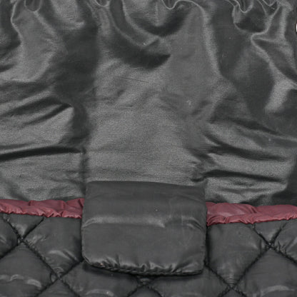 CHANEL Nylon Coco Backpack Black Silver-Tone Hardware, Pre-Owned