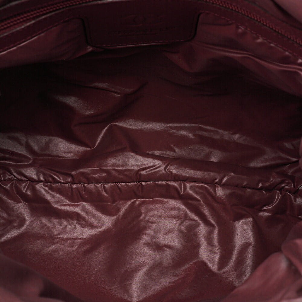 CHANEL Nylon Coco Backpack Black Silver-Tone Hardware, Pre-Owned