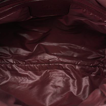 CHANEL Nylon Coco Backpack Black Silver-Tone Hardware, Pre-Owned