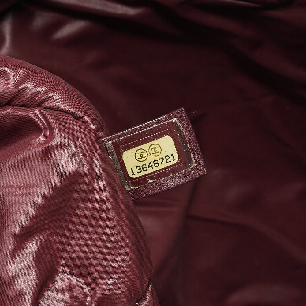 CHANEL Nylon Coco Backpack Black Silver-Tone Hardware, Pre-Owned