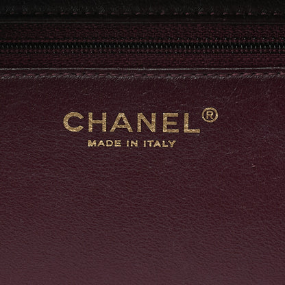 CHANEL Chima Trasse 2WAY CC Trendy Chain Shoulder Handbag Lambskin Black Gold Fittings Women's Bag Brand [Used] [Free Shipping]