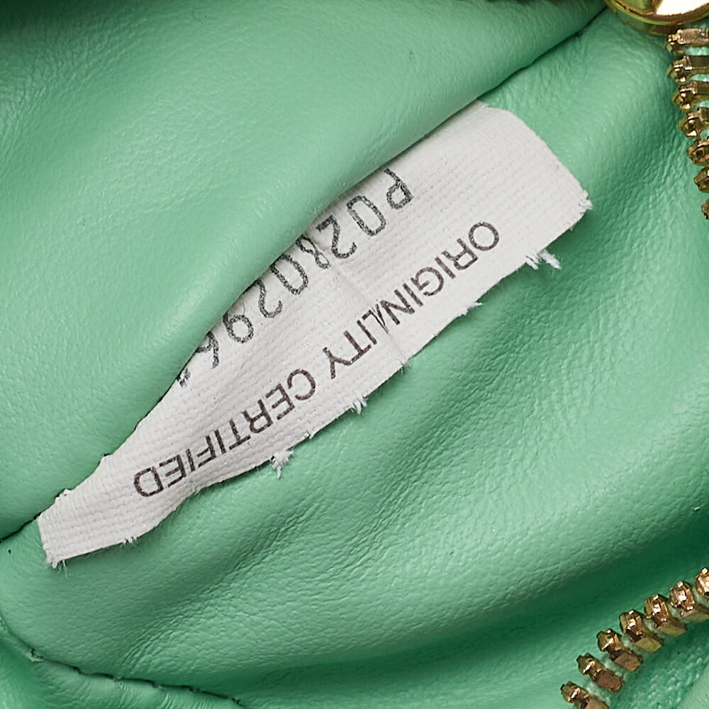 BOTTEGA VENETA Bottega Veneta Handbag Intrecciato Leather Mini Jody Green Gold Fittings Women's Bag Brand [Used] [Free Shipping]