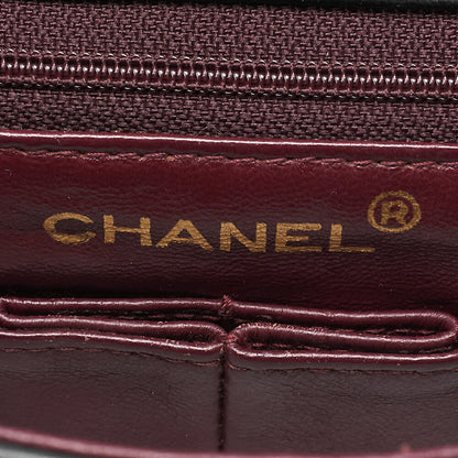 CHANEL Matelasse Single 20cm Chain Shoulder Lambsky Black Gold-Tone Hardware, Pre-Owned