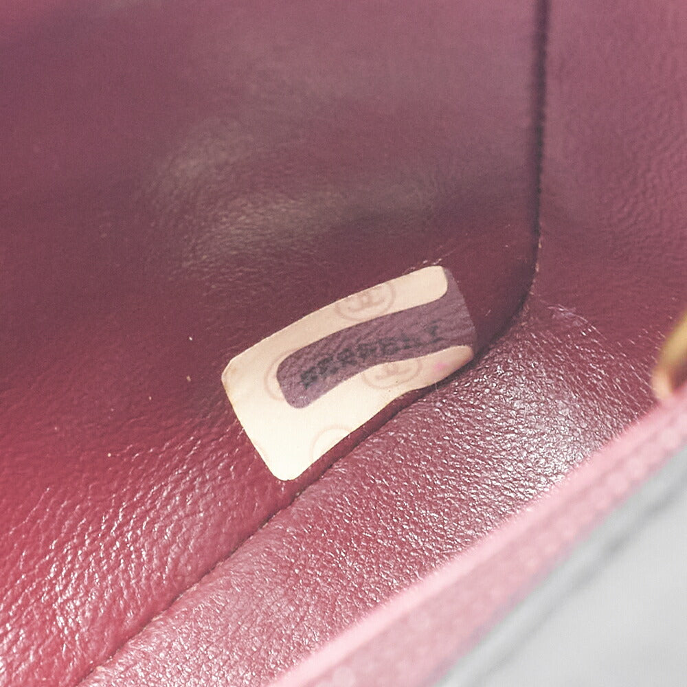 CHANEL Matelasse Single 20cm Chain Shoulder Lambsky Black Gold-Tone Hardware, Pre-Owned