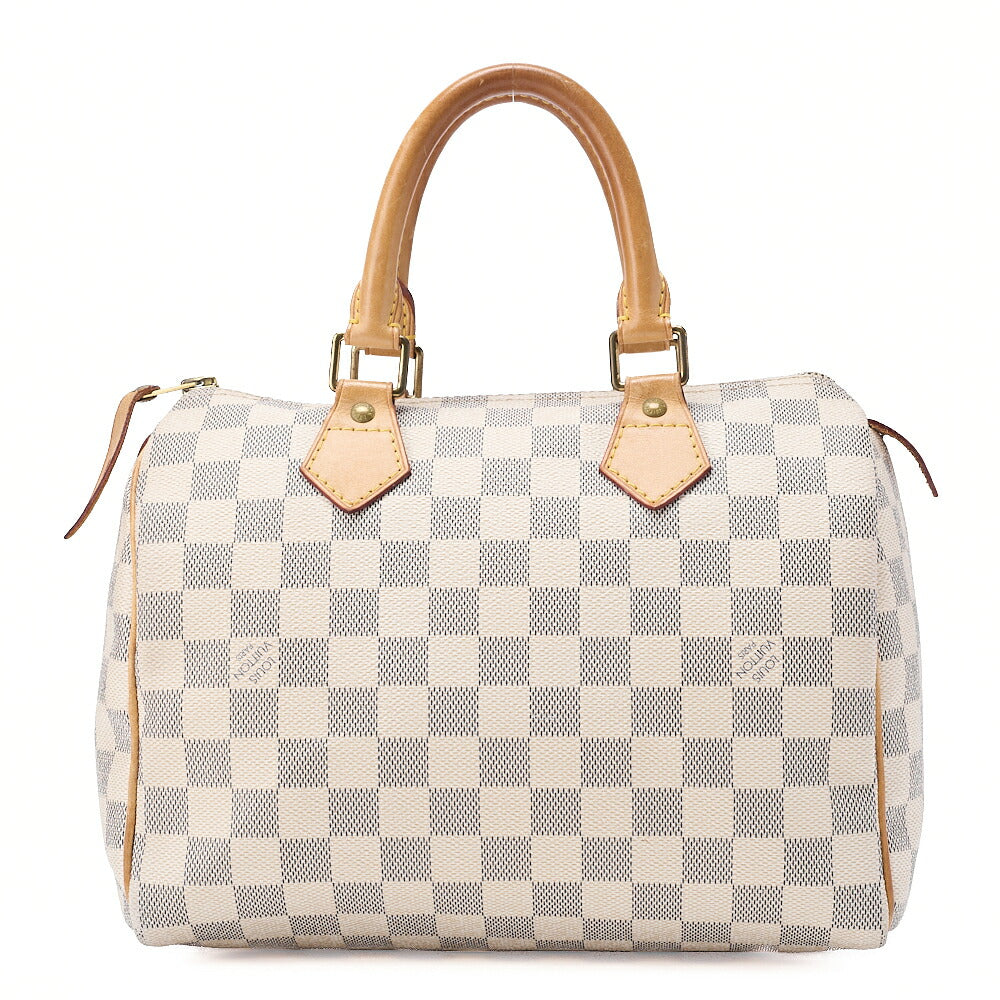 LOUIS VUITTON Louis Vuitton Damierzul Speedy 25 Handbag N41534 Ivory Gold-Tone Hardware, Pre-Owned