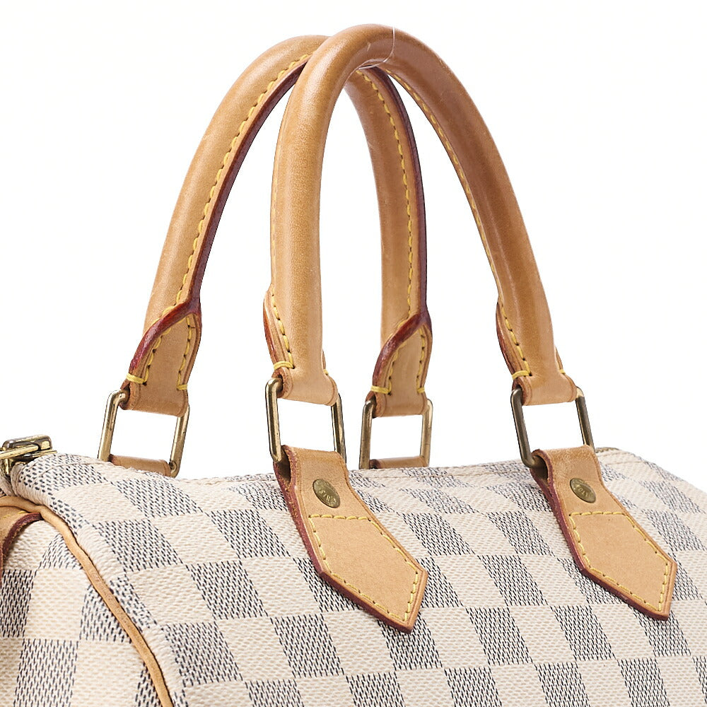 LOUIS VUITTON Louis Vuitton Damierzul Speedy 25 Handbag N41534 Ivory Gold-Tone Hardware, Pre-Owned