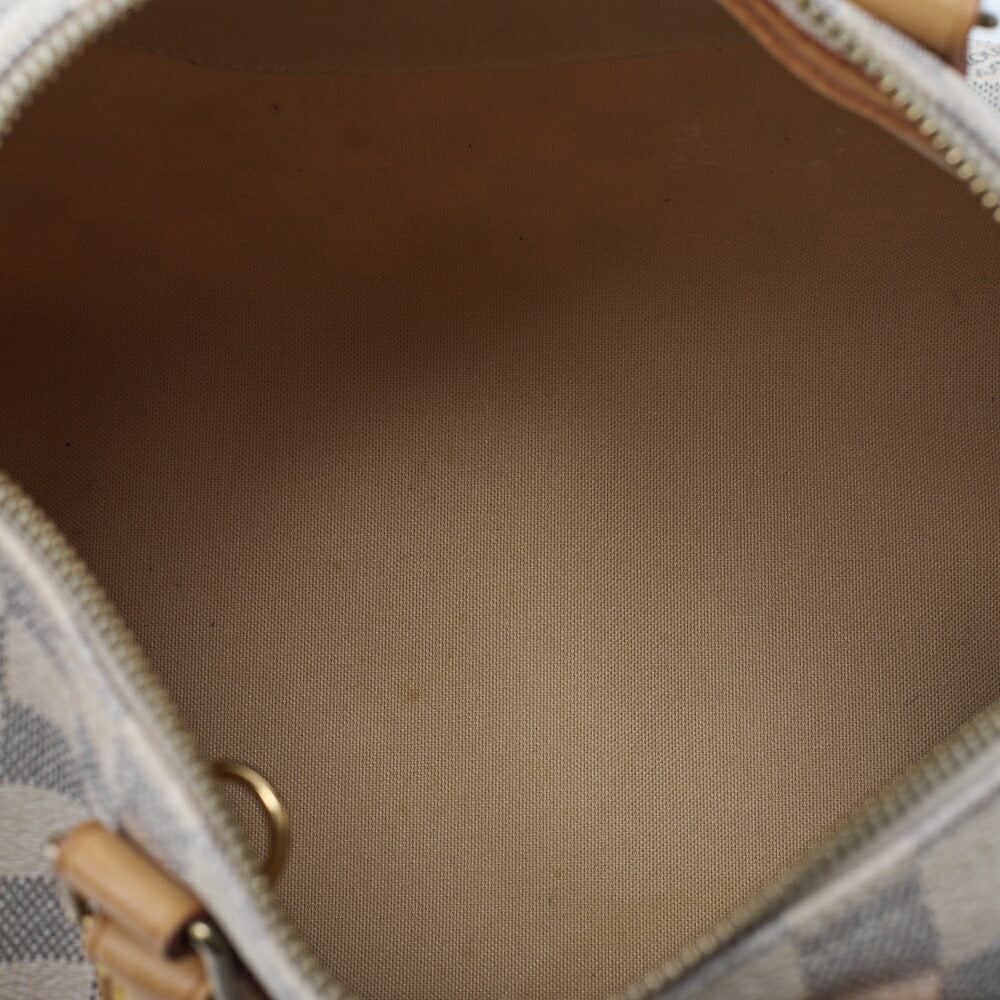 LOUIS VUITTON Louis Vuitton Damierzul Speedy 25 Handbag N41534 Ivory Gold-Tone Hardware, Pre-Owned