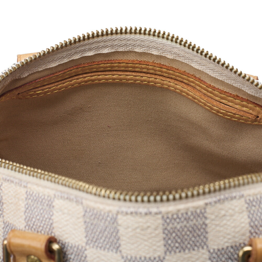 LOUIS VUITTON Louis Vuitton Damierzul Speedy 25 Handbag N41534 Ivory Gold-Tone Hardware, Pre-Owned