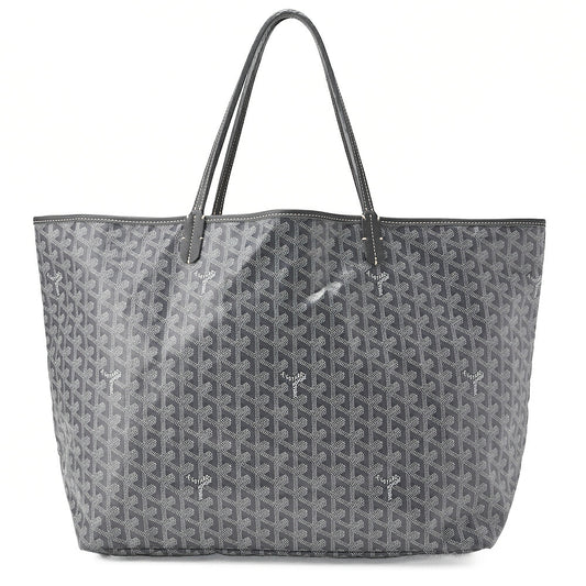GOYARD [Goyard] Saint Louis GM Tote Bag Coated Canvas Gray Silver-Tone Hardware, Pre-Owned