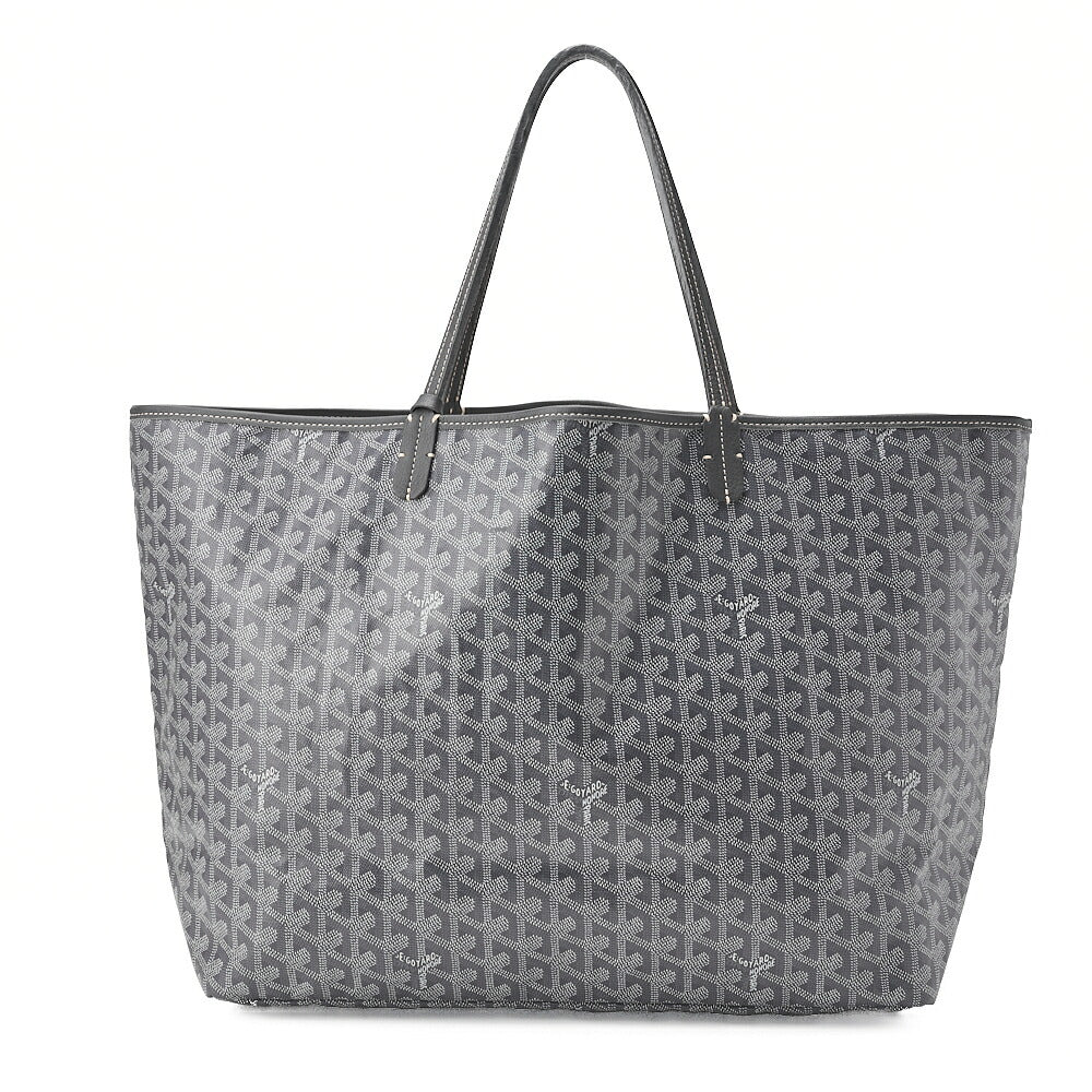 GOYARD [Goyard] Saint Louis GM Tote Bag Coated Canvas Gray Silver-Tone Hardware, Pre-Owned