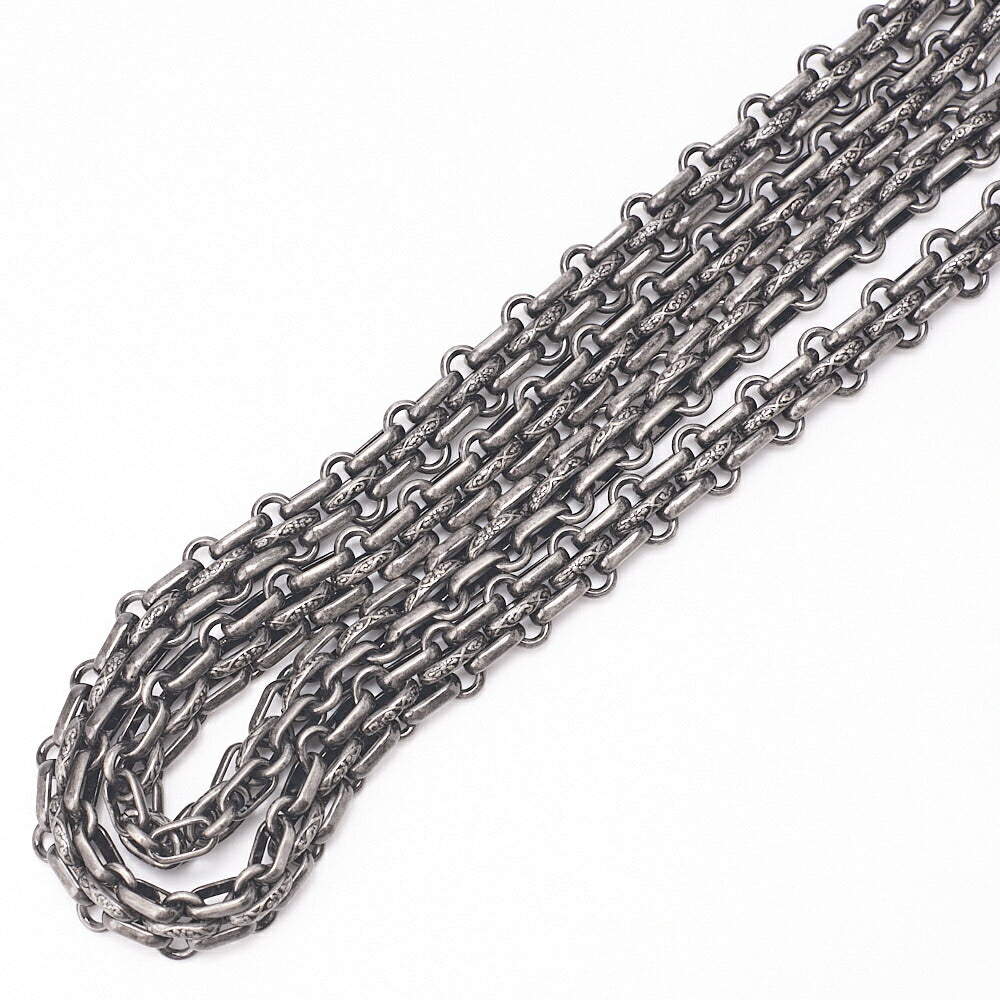 CHANEL Denim Double Flap 2.55 Matelasse Chain Shoulder Grey X Beige Silver-Tone Hardware, Pre-Owned