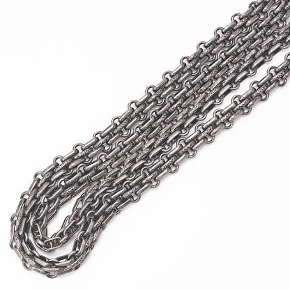 CHANEL Denim Double Flap 2.55 Matelasse Chain Shoulder Grey X Beige Silver-Tone Hardware, Pre-Owned