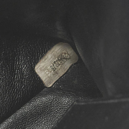 CHANEL Lambskin Big Coco Mark Giant Chain Tote Black Gold-Tone Hardware, Pre-Owned