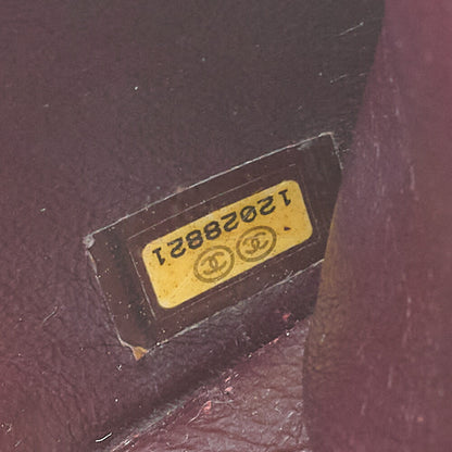 CHANEL Matelasse Turnlock 25cm Single Chain Shoulder Black Gold-Tone Hardware, Pre-Owned