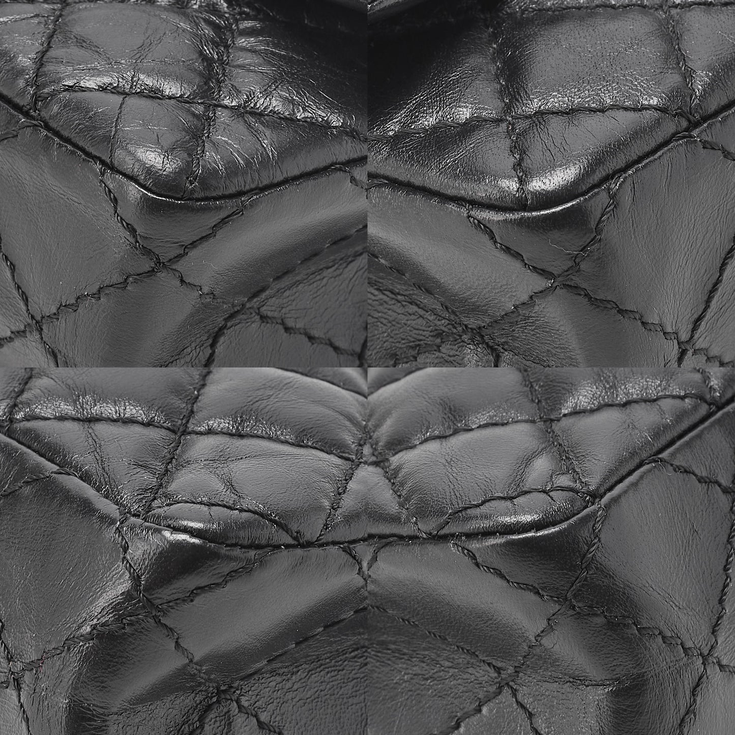 CHANEL Waist Pouch Matelasse 2.55 Lambskin Black Gold-Tone Hardware, Pre-Owned