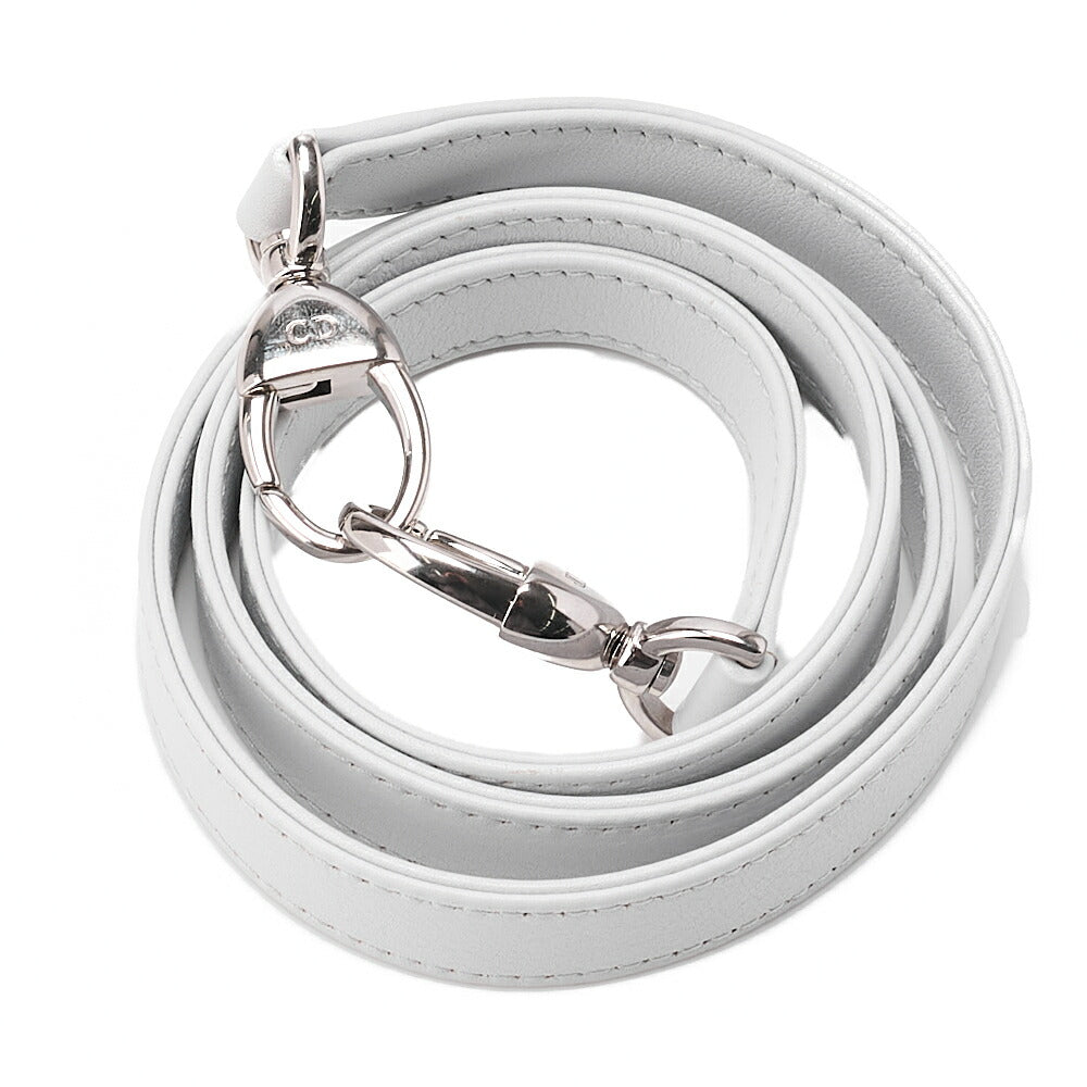 Dior Lady Dior Cannage Handbag Lambskin Light Blue Silver-Tone Hardware, Pre-Owned