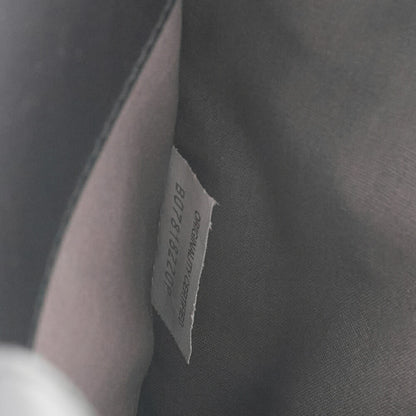 BOTTEGA VENETA Bottega Lambskin Intrecciato Business 2-Way Handbag Black Black-Tone Hardware, Pre-Owned