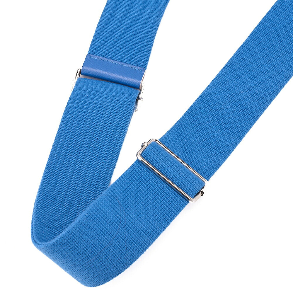 HERMES Evelyn PM 3 Trois Shoulder Bag Epson Blue Silver-Tone Hardware, Pre-Owned