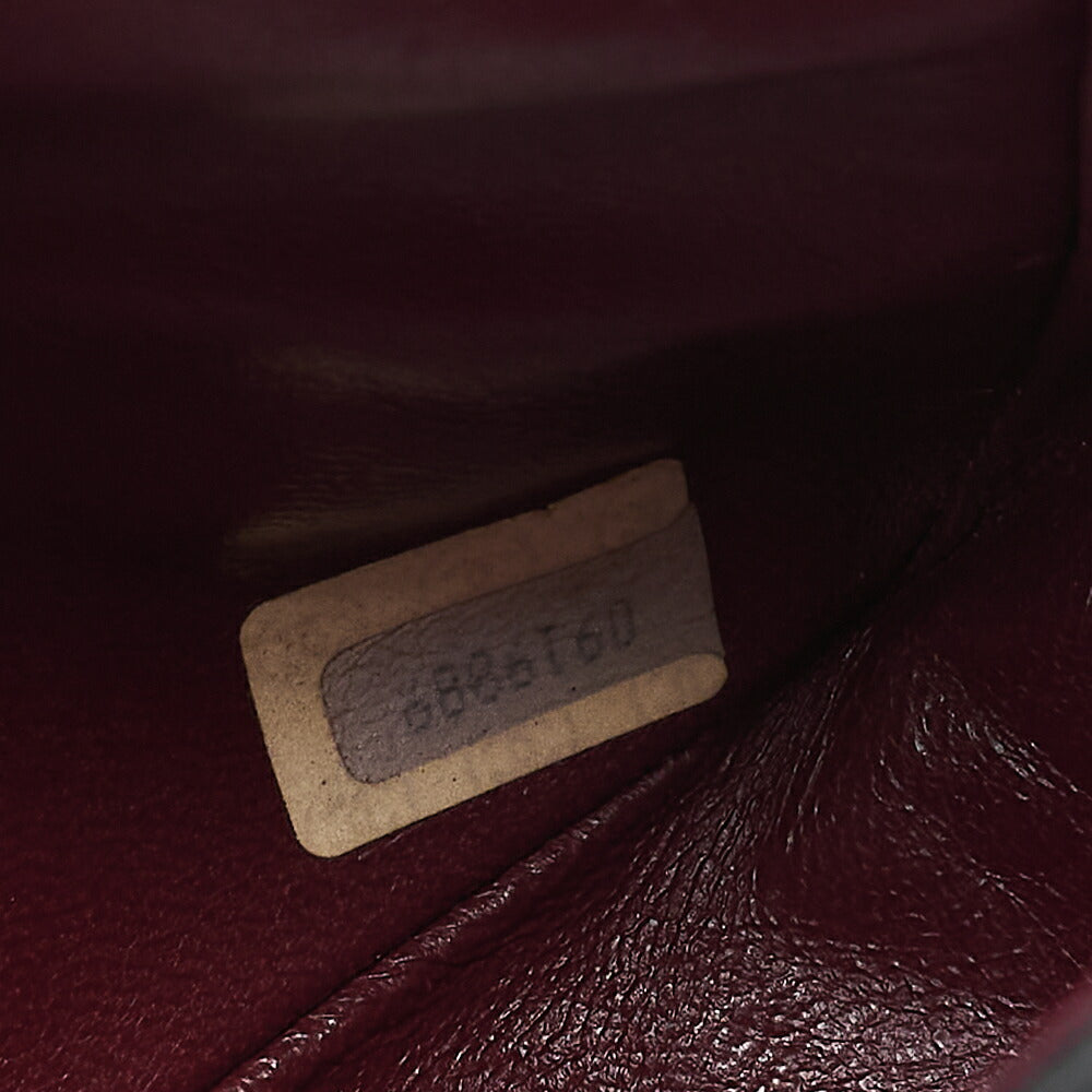 CHANEL Chain Shoulder Bag Matelasse Round Flap Lambskin Black Gold-Tone Hardware, Pre-Owned