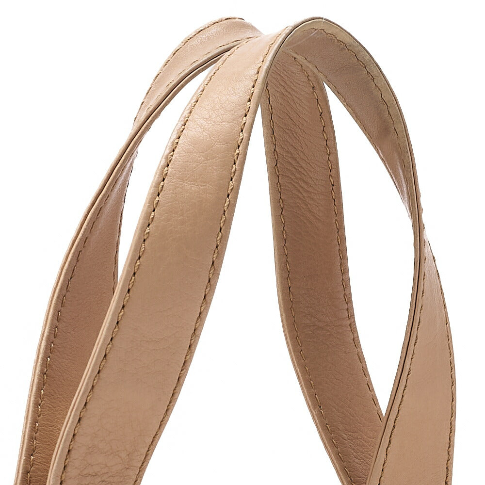 CHANEL Cocomark Turnlock 2way Chain Shoulder Bag Lambskin Beige Gold-Tone Hardware, Pre-Owned