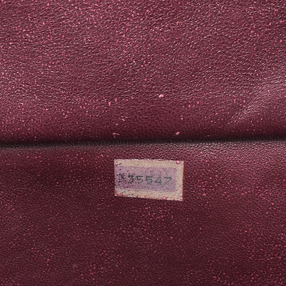 CHANEL Matelasse with Pull Charm Round Double Chain Shoulder Bag Lambskin Black Gold -Tone Hardware, Pre-Owned