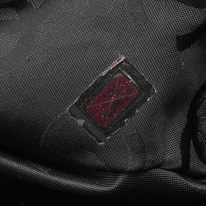 CHANEL Coco Mark Wild Stitch Handbag Calf Leather Black Gold-Tone Hardware, Pre-Owned