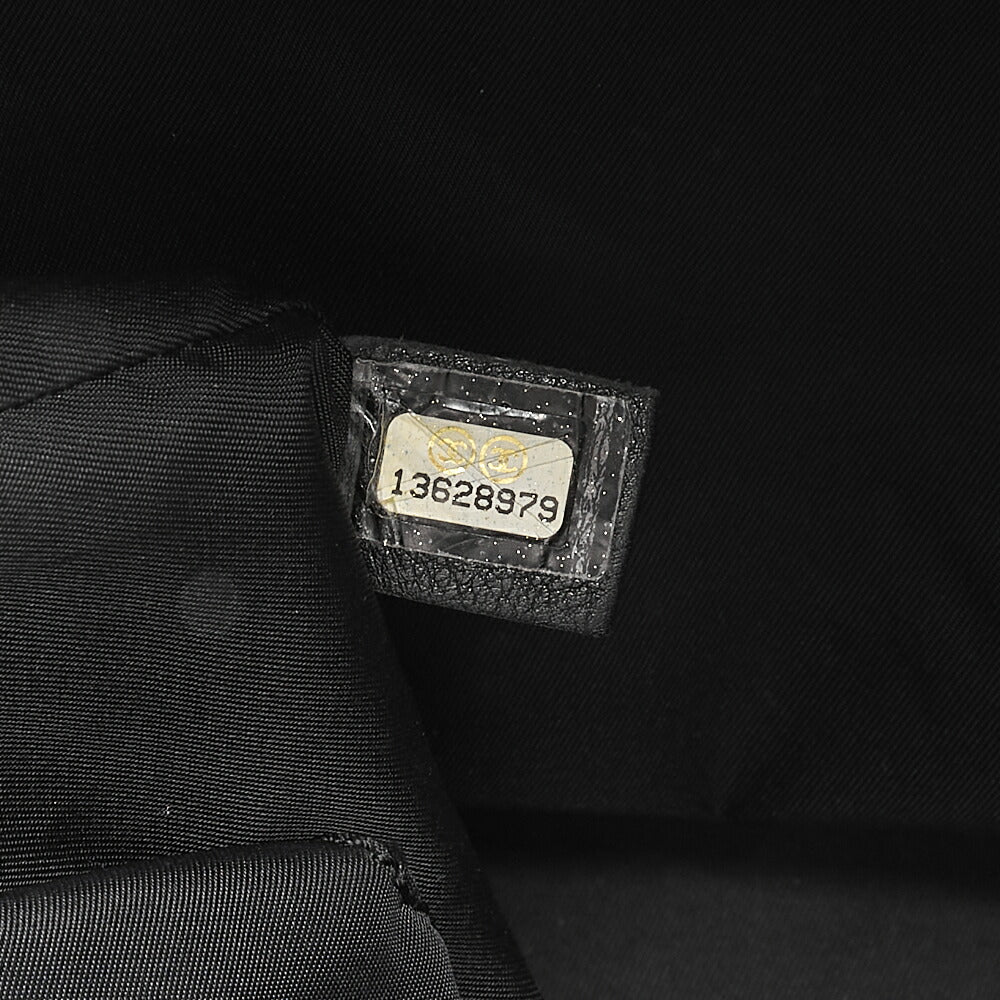 CHANEL Tote Bag Coated Canvas Paris Biarritz GM Coco Charm Black Silver-Tone Hardware, Pre-Owned