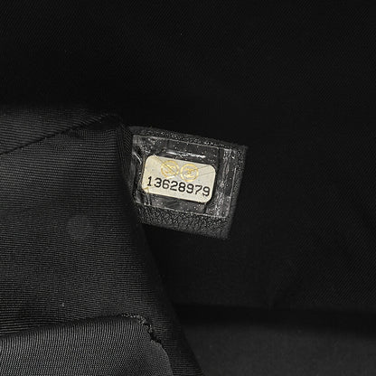 CHANEL Tote Bag Coated Canvas Paris Biarritz GM Coco Charm Black Silver-Tone Hardware, Pre-Owned