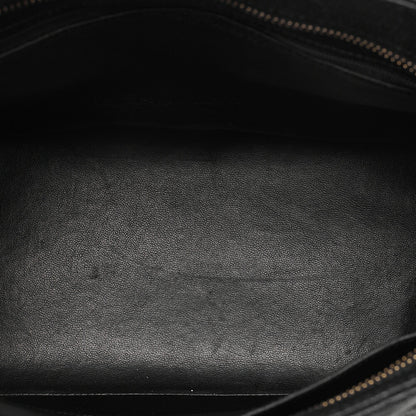 CHANEL Matelasse Reprint Tote Caviar Skin Black Gold-Tone Hardware, Pre-Owned