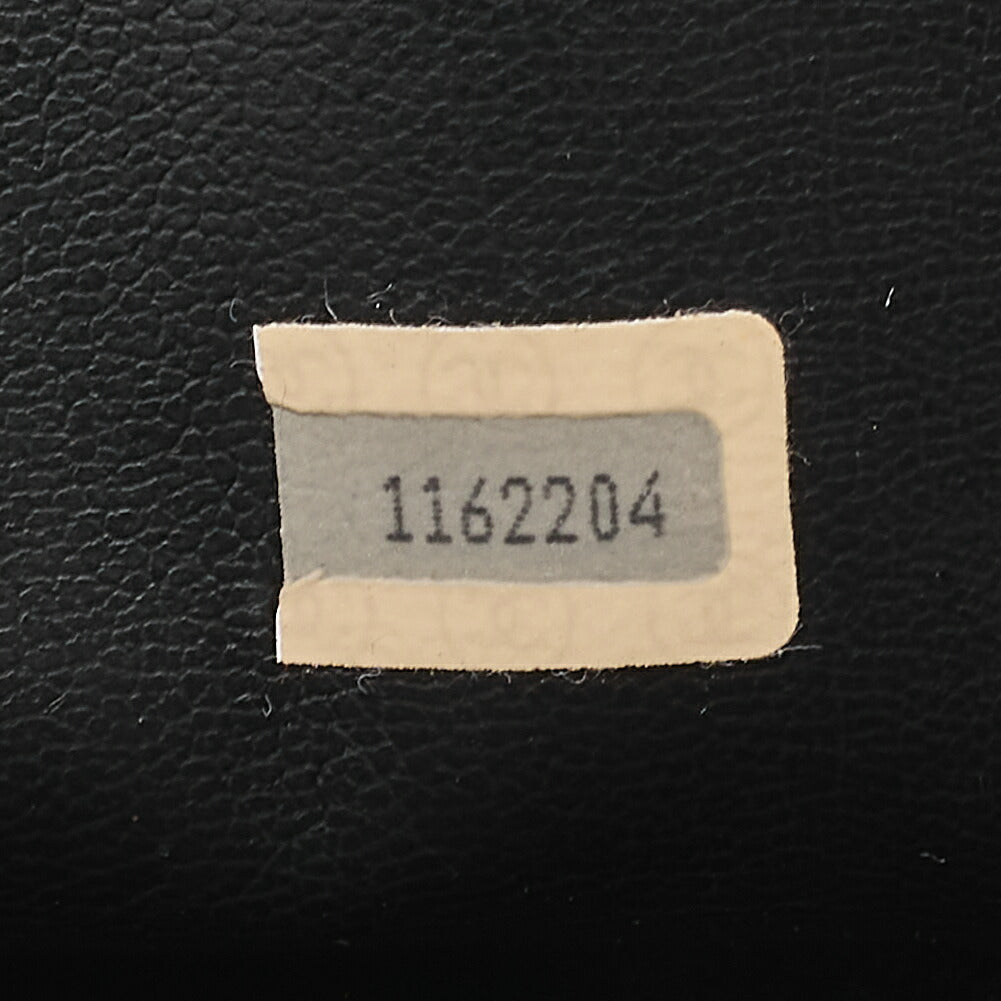 CHANEL Shoulder Bag Pull Charm Double Chain Shoulder Lambskin Black Gold-Tone Hardware, Pre-Owned