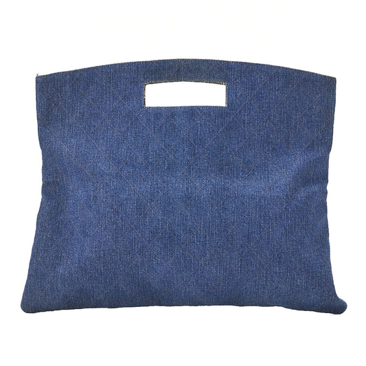 CHANEL Denim Handbag Brand Women's Bag Pre-Owned