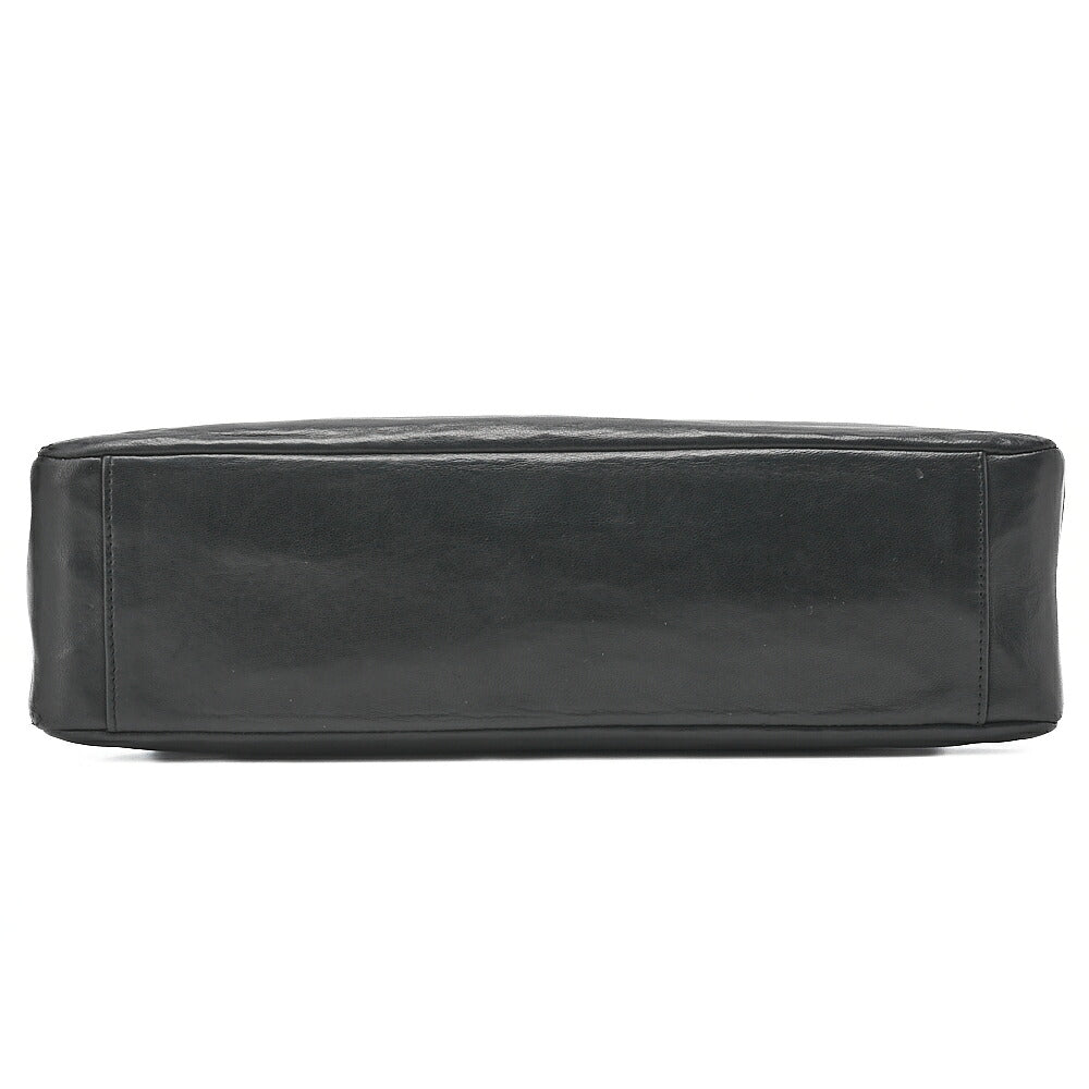 CHANEL Matelasse Chain Shoulder Bag Tote 2way Lambskin Black Gold-Tone Hardware, Pre-Owned