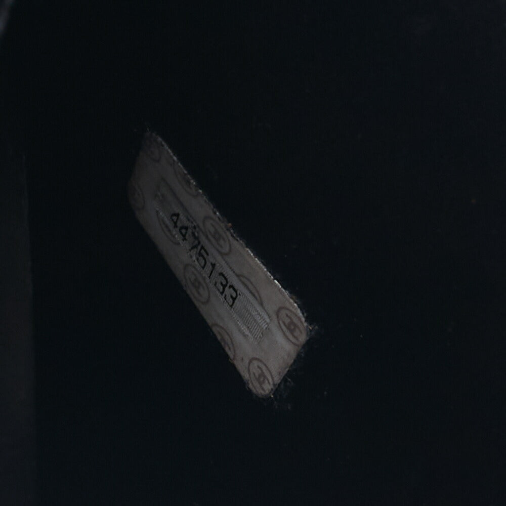 CHANEL Shoulder Bag Cocomark Vanity 2way Caviar Skin Black Gold-Tone Hardware, Pre-Owned