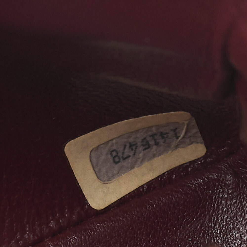 CHANEL Lambskin Matelasse  Full Flap 23cm Chain Shoulder Black Gold -Tone Hardware, Pre-Owned