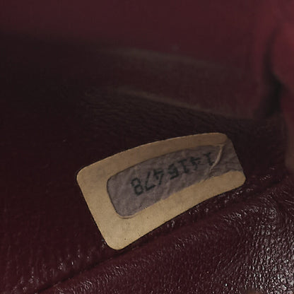 CHANEL Lambskin Matelasse  Full Flap 23cm Chain Shoulder Black Gold -Tone Hardware, Pre-Owned