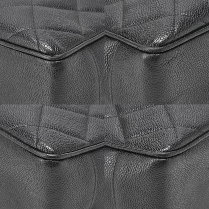 CHANEL Matelasse Turnlock Big Coco W Chain Shoulder Caviar Skin Black Gold-Tone Hardware, Pre-Owned