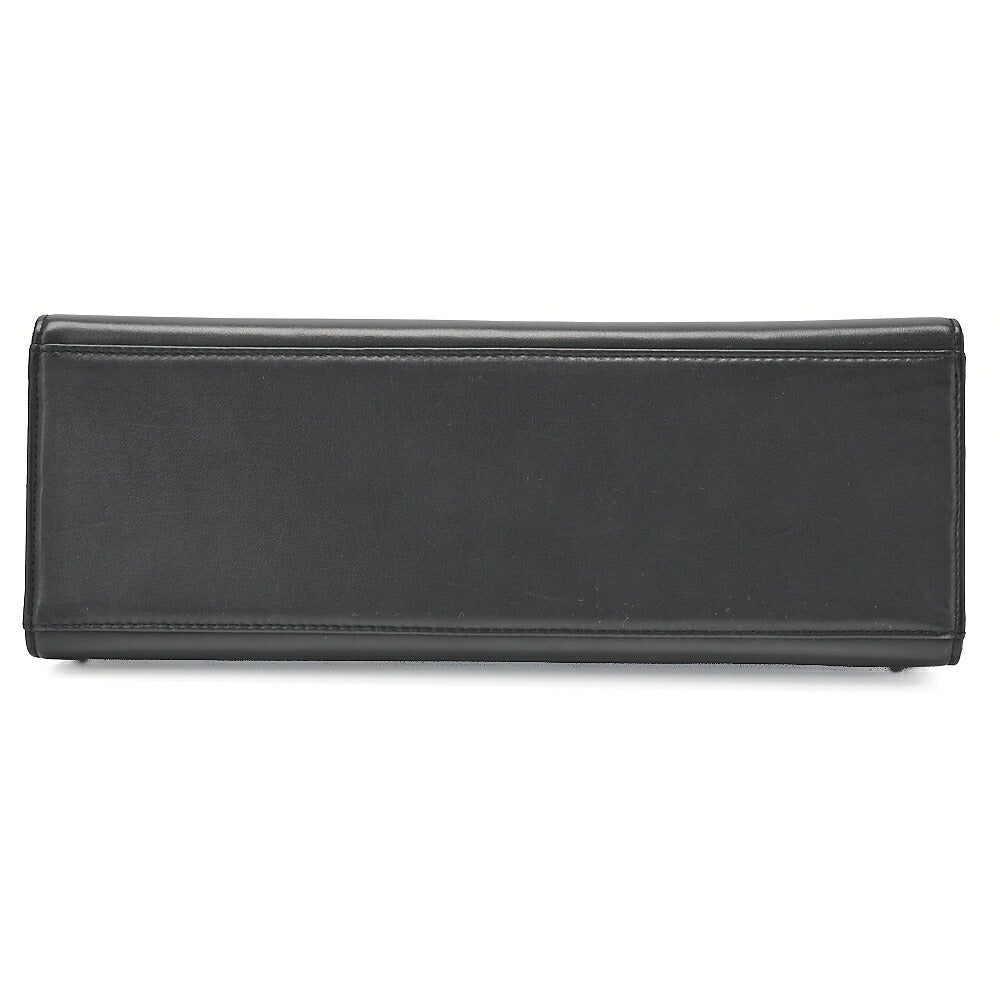 CHANEL Handbag Matrasse Lambskin Tortoiseshell Handle Black Gold-Tone Hardware, Pre-Owned