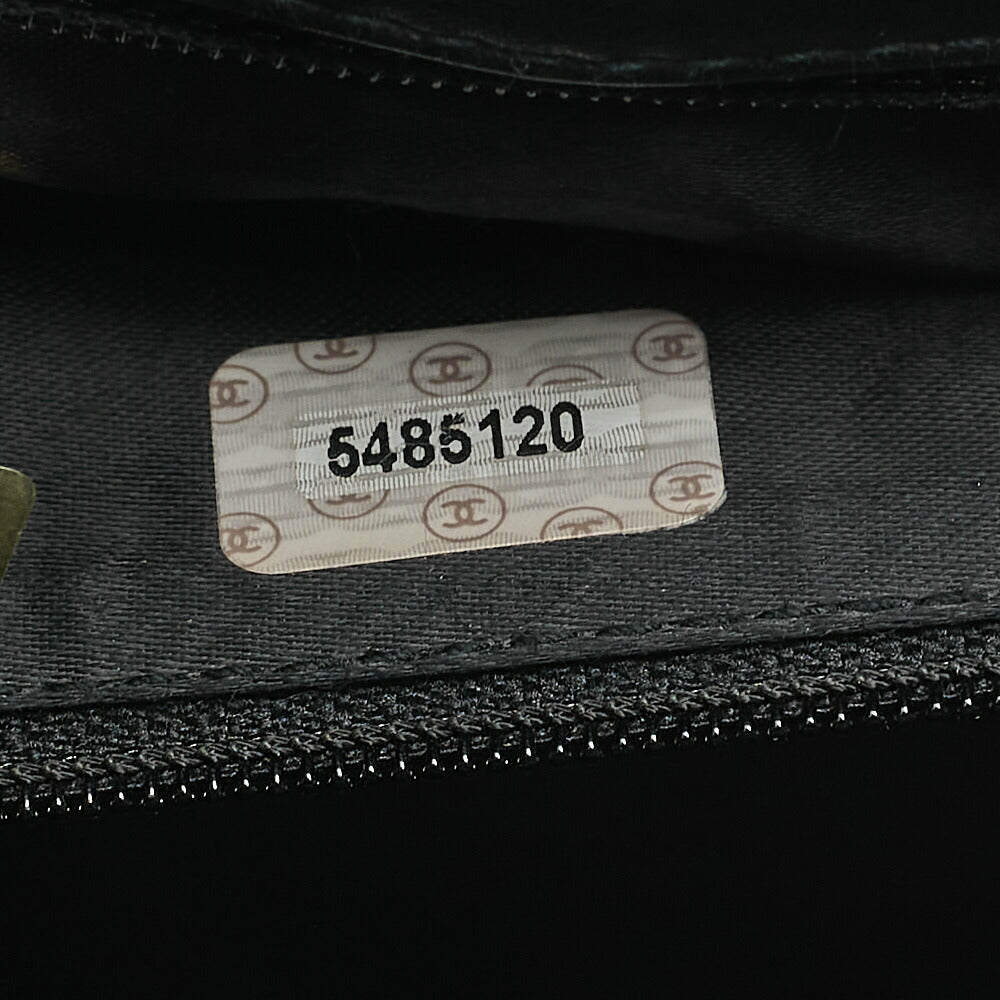 CHANEL Handbag Matrasse Lambskin Tortoiseshell Handle Black Gold-Tone Hardware, Pre-Owned