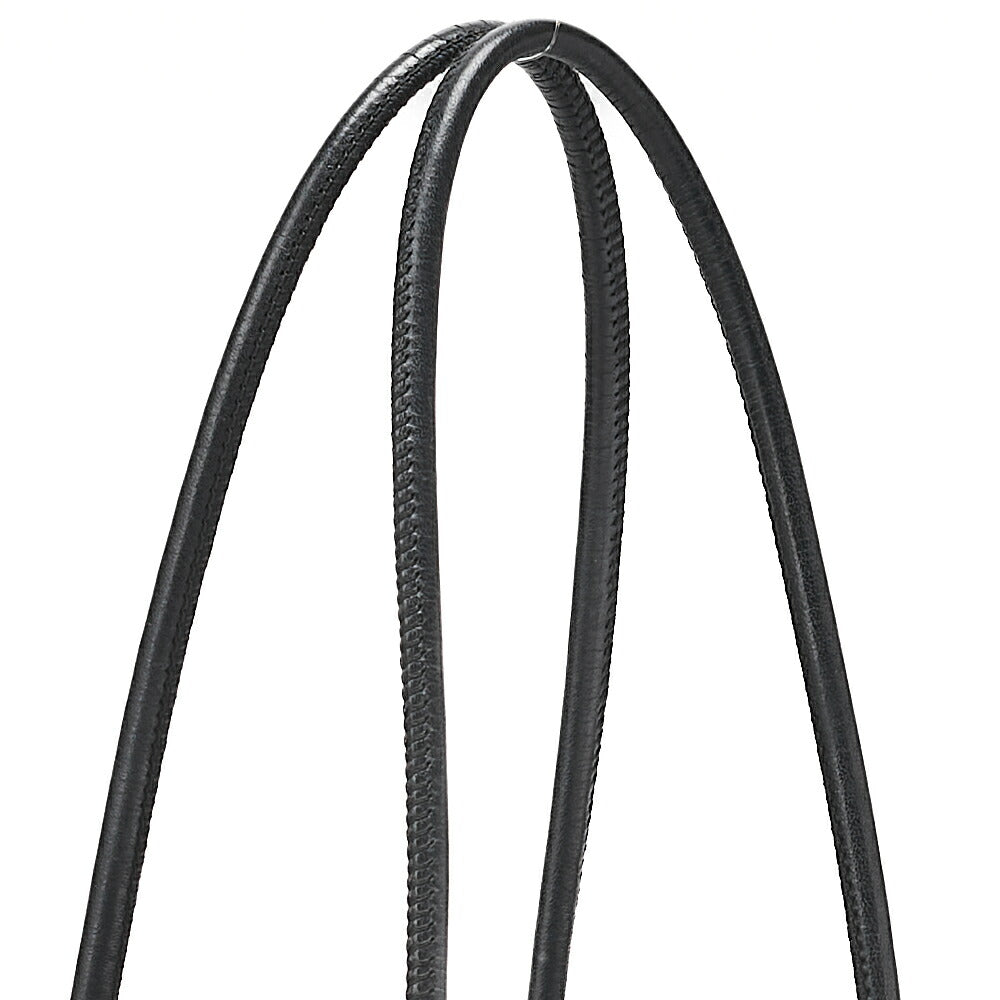 CHANEL Mini Tote Bag Essential Logo Mark Lambskin Black Silver-Tone Hardware, Pre-Owned