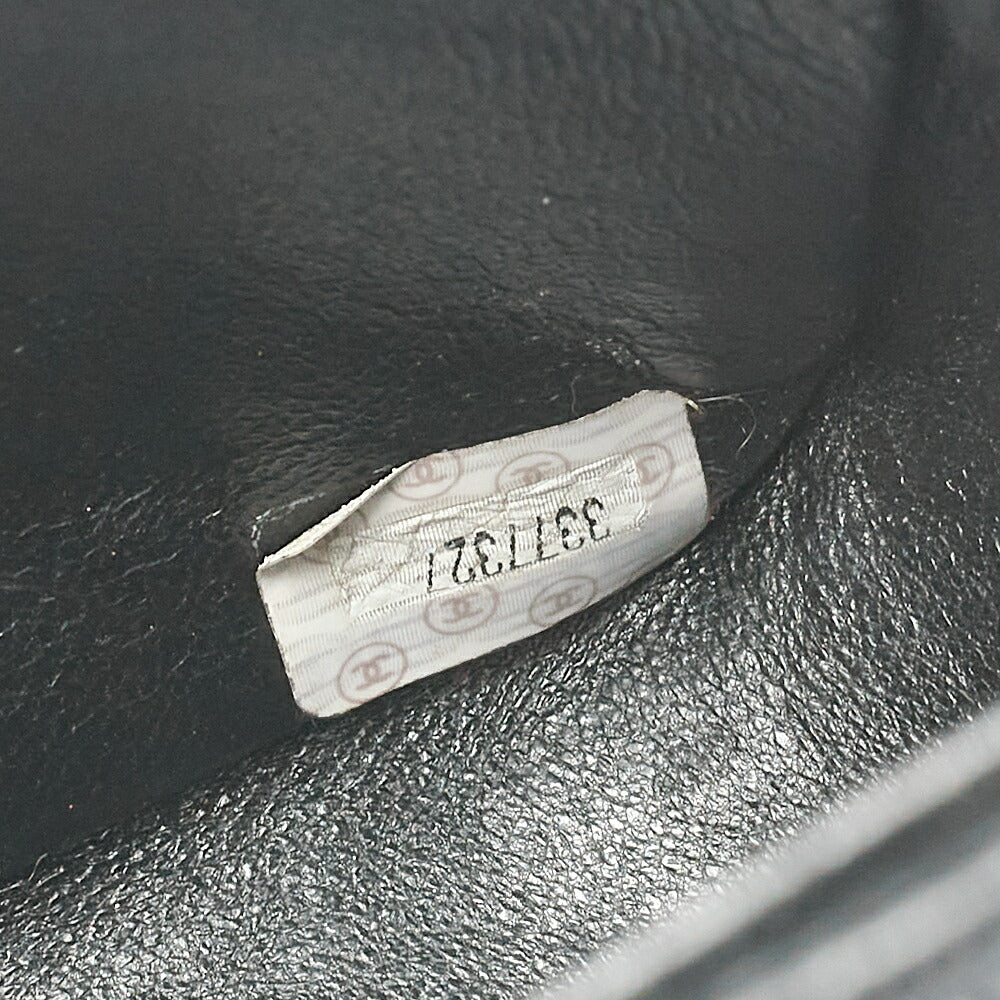 CHANEL Handbag Mademoiselle Turnlock Caviar Skin Black Gold-Tone Hardware, Pre-Owned