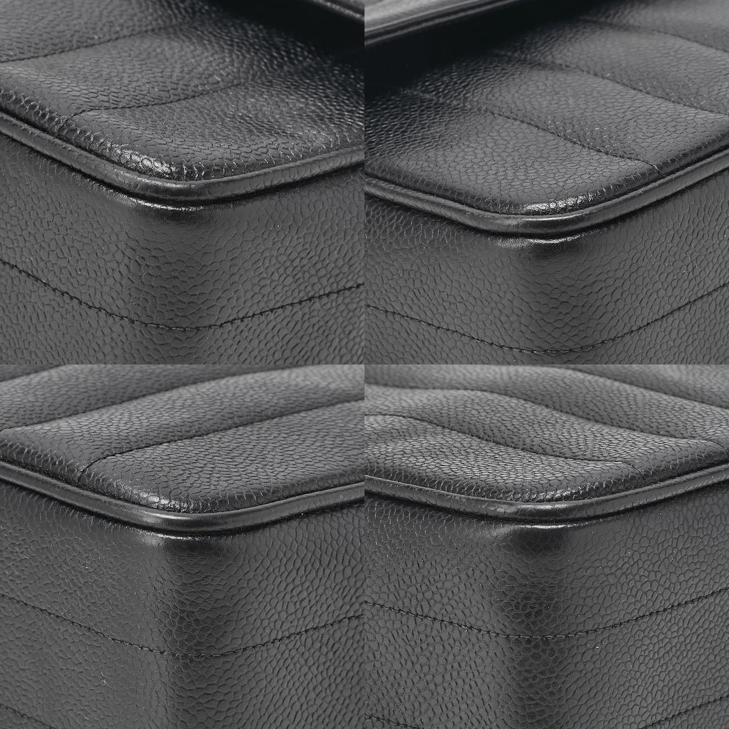 CHANEL Handbag Mademoiselle Turnlock Caviar Skin Black Gold-Tone Hardware, Pre-Owned