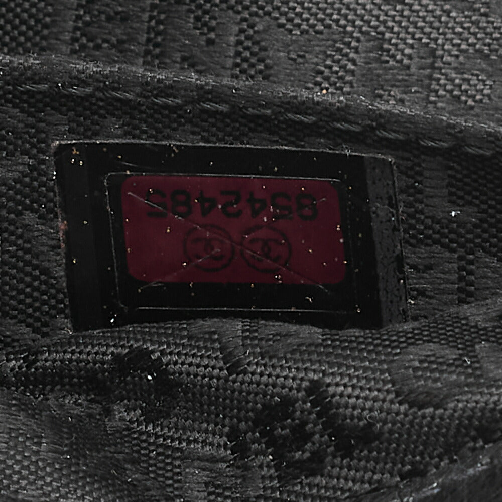 CHANEL Shoulder Bag Shoulder Bag Chocolate Bar Lambskin Black Gold-Tone Hardware, Pre-Owned