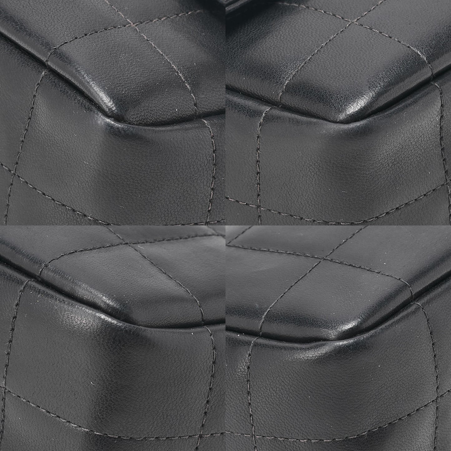 CHANEL Shoulder Bag Shoulder Bag Chocolate Bar Lambskin Black Gold-Tone Hardware, Pre-Owned