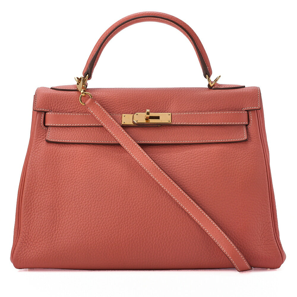HERMES Hermes Kelly 32 Handbag Tryon 2way Handbag Clevet Gold-Tone Hardware, Pre-Owned